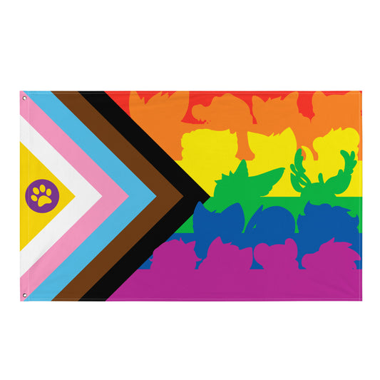 PRIDE '24 | Furry Pride Flag - Roar'n'Yip